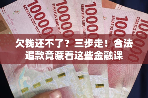 武汉欠钱还不了?三步走!合法追款竟藏着这些金融课 武汉欠钱还不了?三步走!合法追款竟藏着这些金融课
